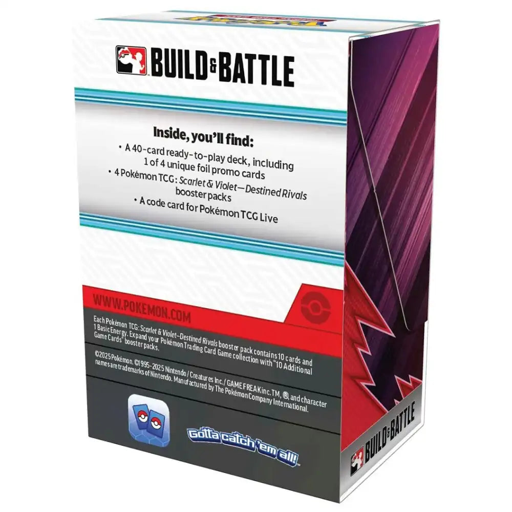 Pokemon Destined Rivals - Build & Battle Kit CardsRfun