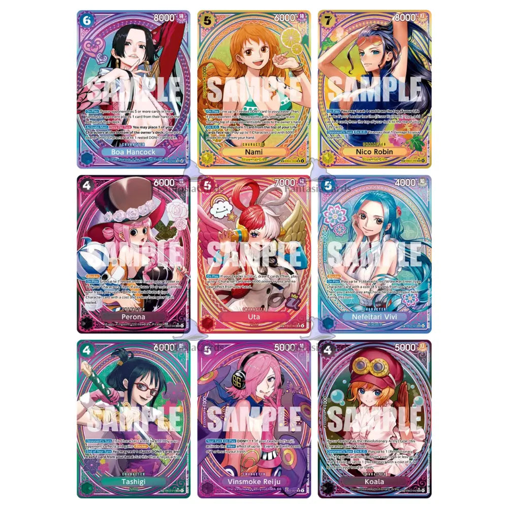 One Piece Heroines Edition Special Rarity Karten Boa Hancock Nami EB03 – bei CardsRfun