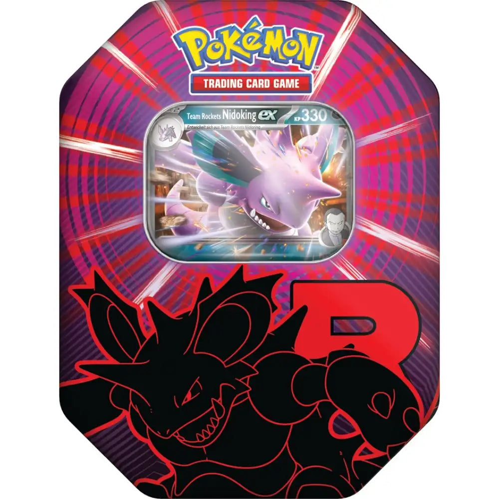 Pokemon Team Rocket Tin Mewtwo Nidoking Persian CardsRfun