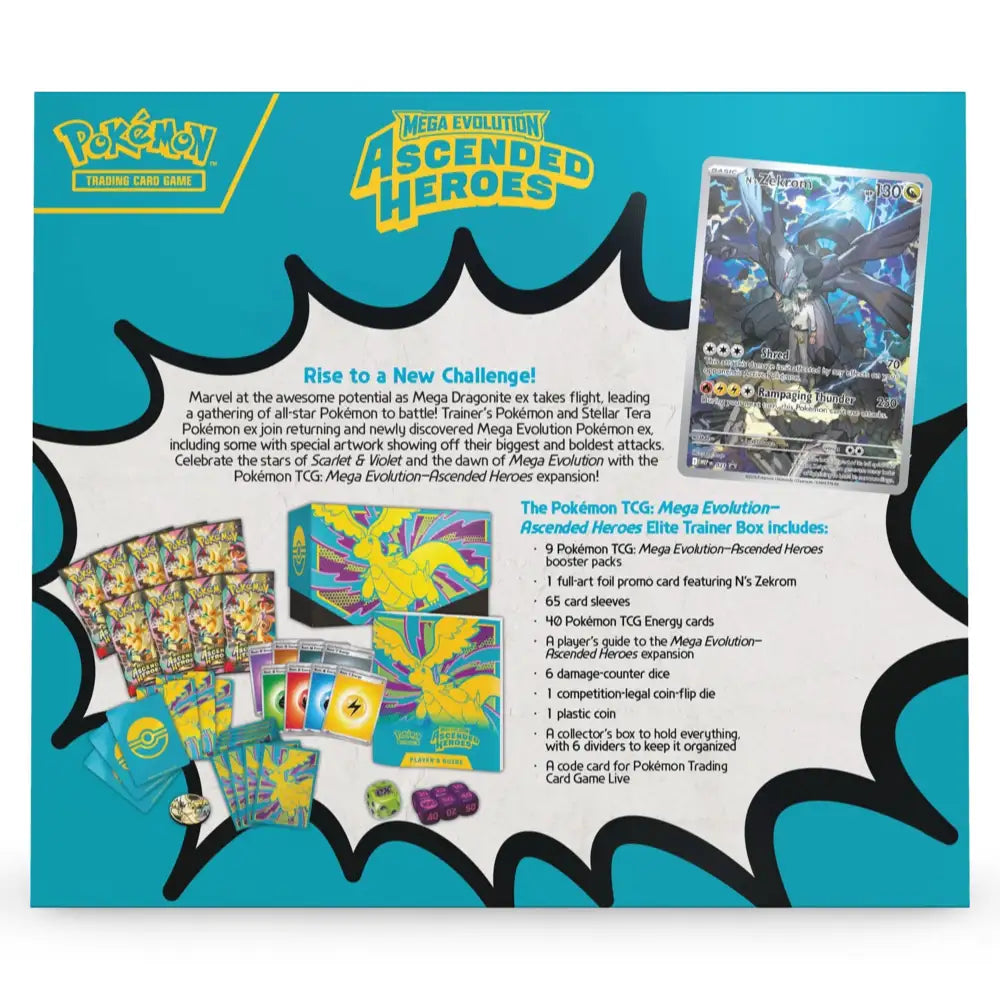 Pokemon Ascended Heroes - Elite Trainer Box CardsRfun