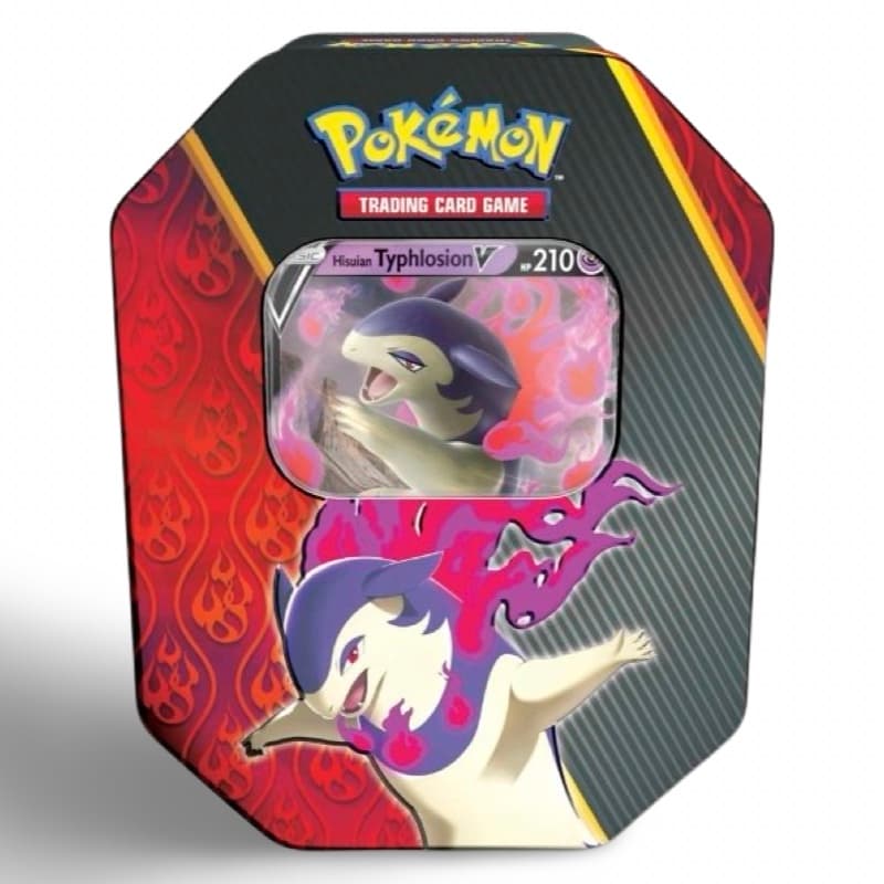 Pokemon Divergent Powers Tin: Hisuian Typhlosion V/ Hisuian Decidueye V/ Hisuian Samurott V
