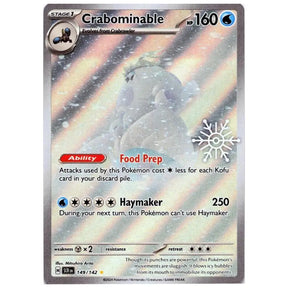Crabominable - SCR 149/142 - Schneeflocke Stempel CardsRfun