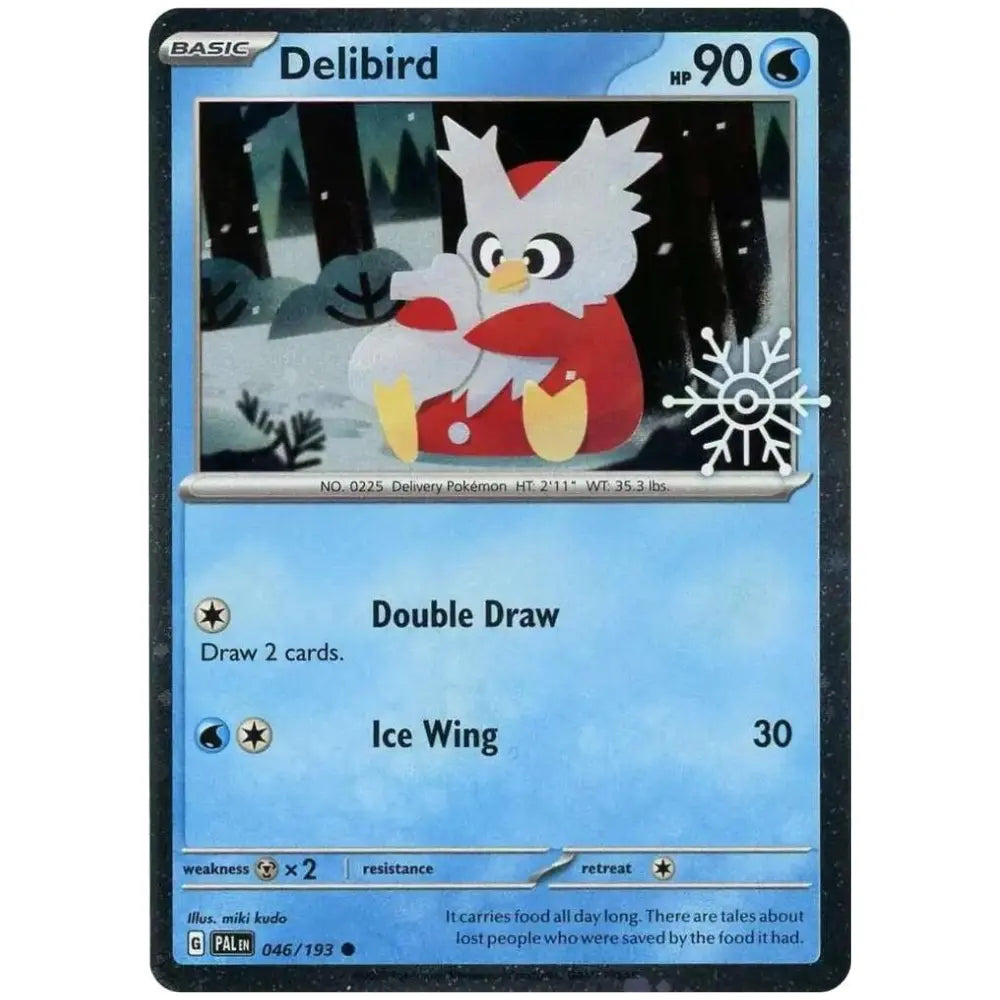 Delibird - PAL 046/193 - Schneeflocke Stempel CardsRfun