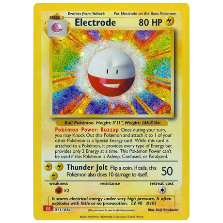 Electrode - 011/034 - Trading Card Game Classic (CL) CardsRfun