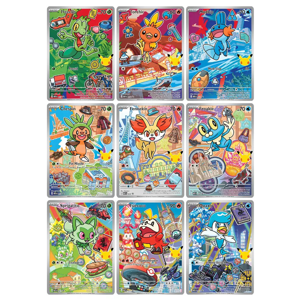 Pokémon First Partner Illustration Collection - Series 3