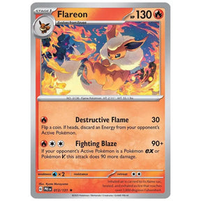 Pokemon Flareon - PRE 013/131 - Cosmos Holo Foil CardsRfun