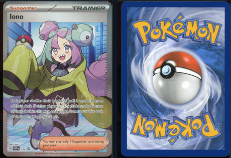 Pokemon - Iono - SV 124 - Mint 9 CardsRfun