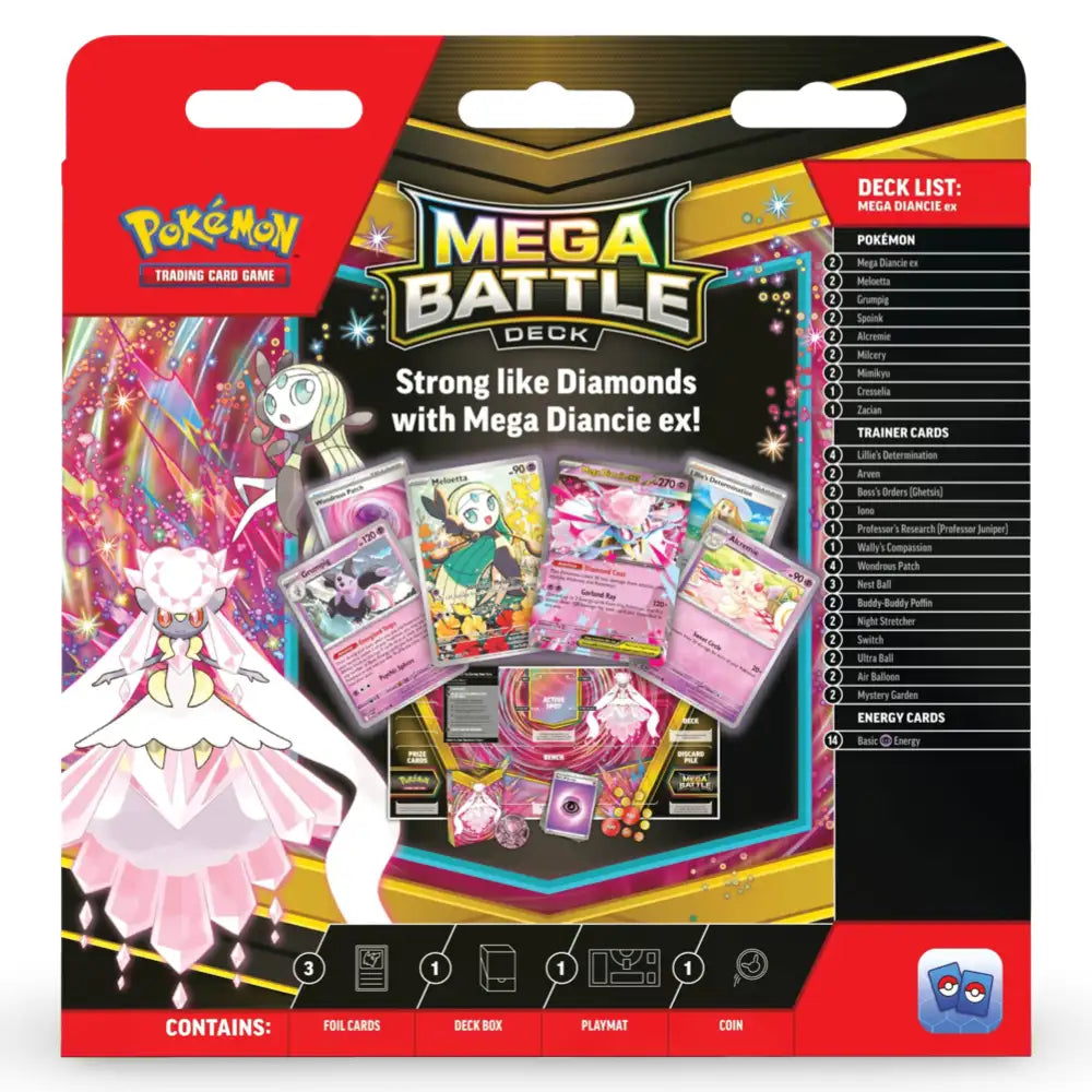 Pokemon Mega Battle Deck -Mega Gengar/ Mega Diancie CardsRfun