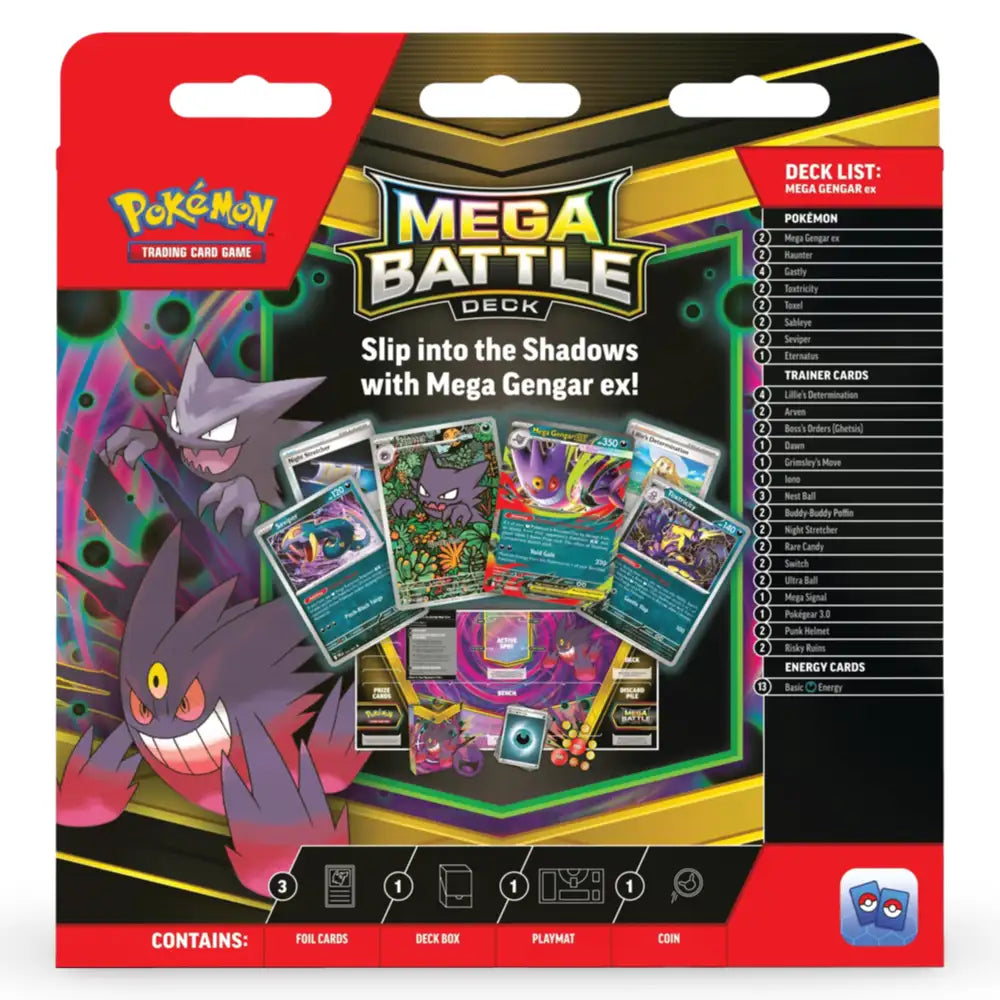 Pokemon Mega Battle Deck -Mega Gengar/ Mega Diancie CardsRfun