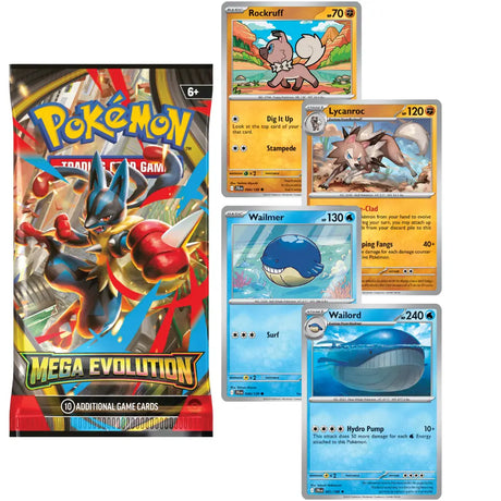 Pokemon Mega Evolution: 1-Pack 2-Promo Blister CardsRfun