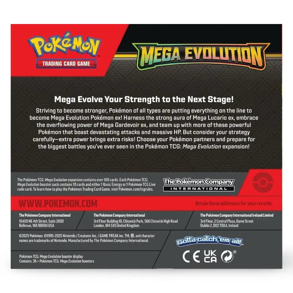 Pokemon Mega Evolution - Booster Display