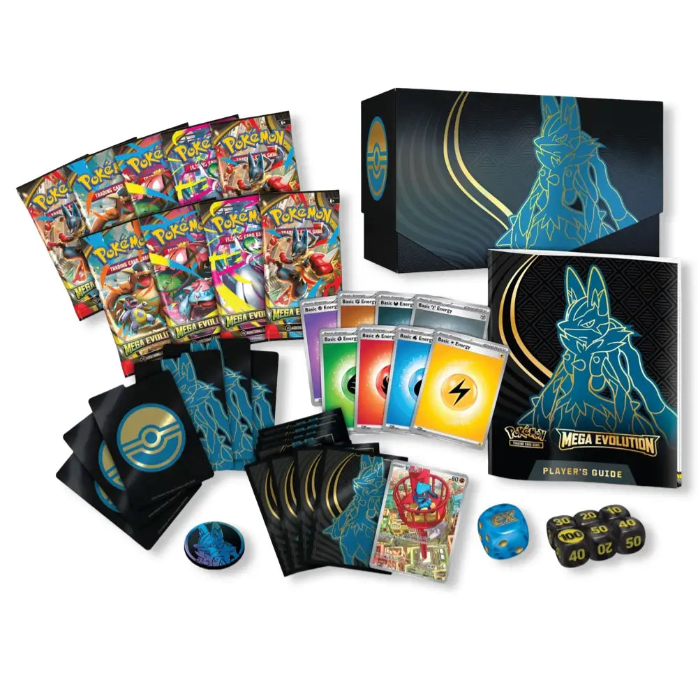 Pokemon Mega Evolution - Elite Trainer Box Mega Lucario Mega Gardevoir CardsRfun