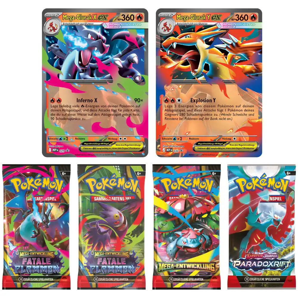 Pokemon Mega Glurak Tin (DE) CardsRfun