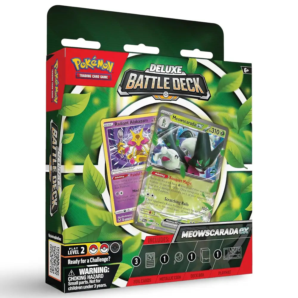 Pokemon Deluxe Battle Deck - Meowscarada ex / Quaquaval ex CardsRfun