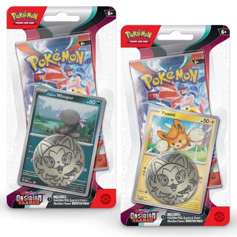 Pokemon Obsidian Flames: 1-Pack Blister Pawmi/ Paldean Wooper