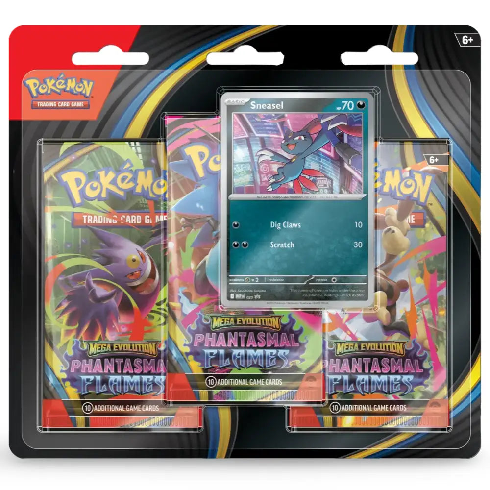Pokemon Phantasmal Flames: 3-Pack Blister CardsRfun