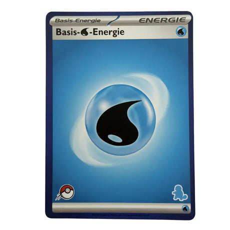 Basis Wasser Energie - Schiggy & Pokeball Stempel- Mein erstes Spiel (DE) CardsRfun
