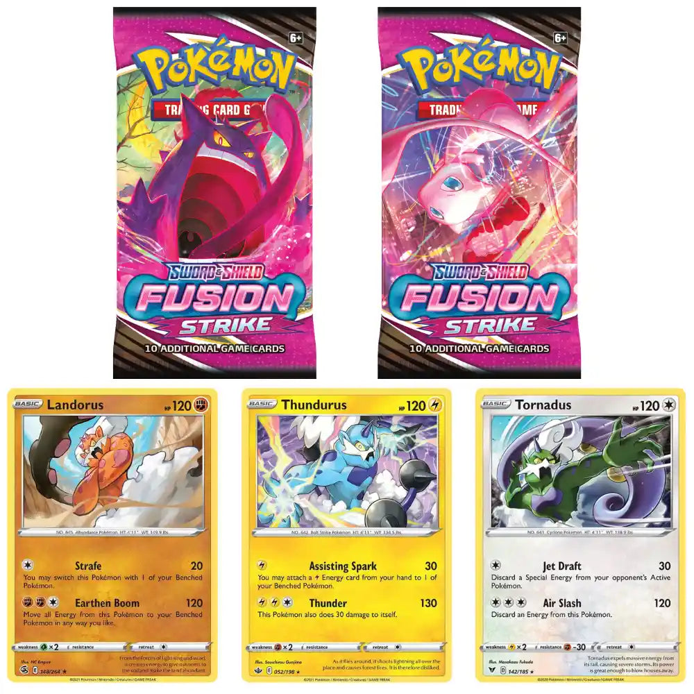 Pokemon Weather Trio: 2-Pack Blister CardsRfun