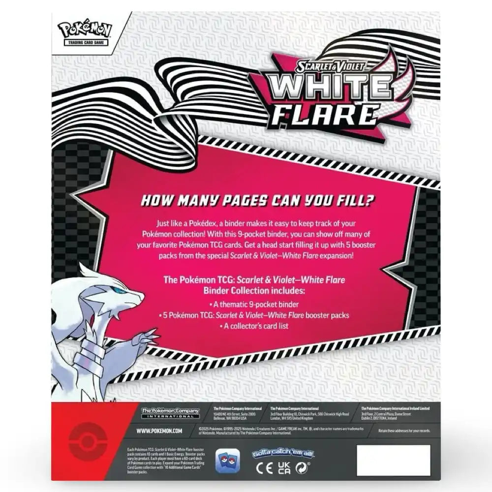 Pokemon White Flare - Binder Collection (SV10.5) CardsRfun