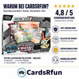 Pokemon Black Bolt & White Flare - Victini Illustration Collection (SV 10.5) (B-Ware)