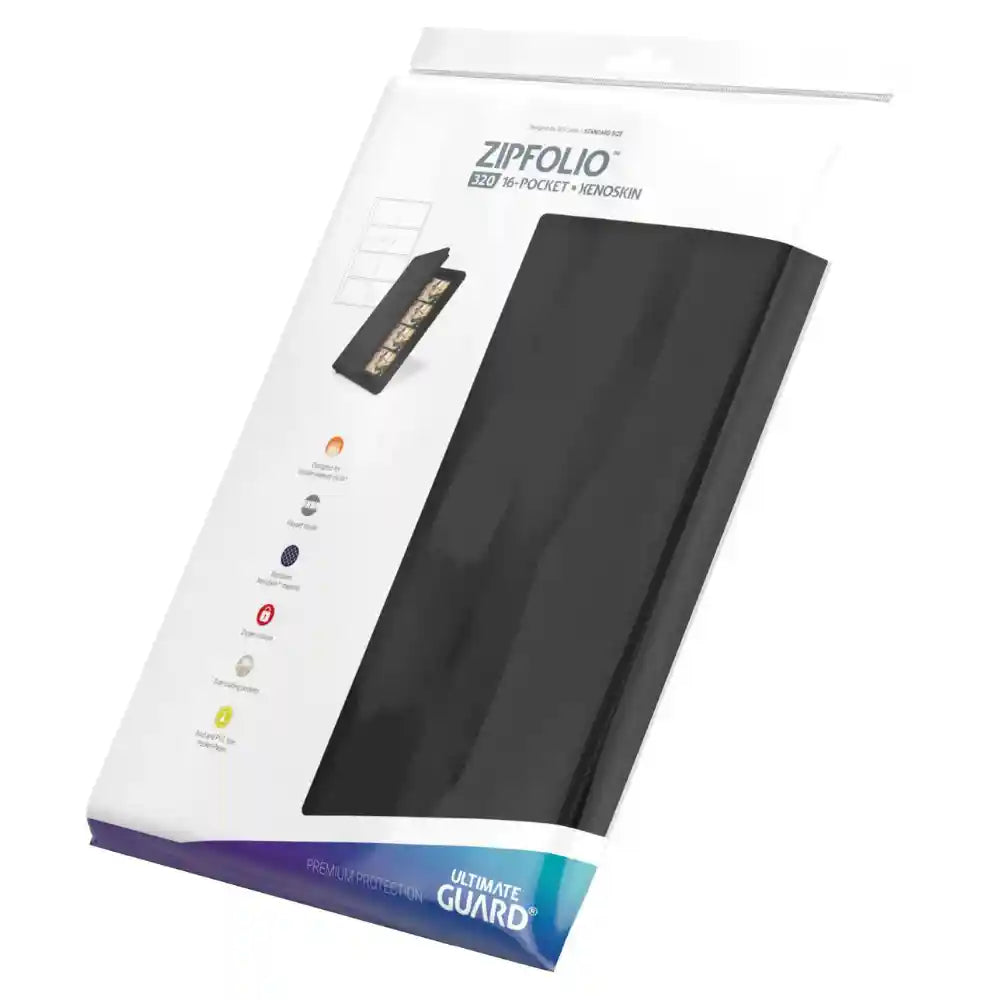 Ultimate Guard 8-Pocket ZipFolio XenoSkin Black CardsRfun