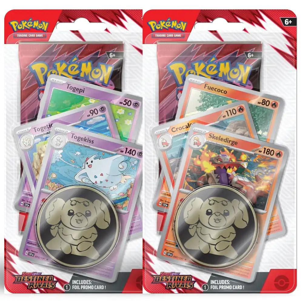 Pokemon Destined Rivals: 1-Pack Premium Blister CardsRfun