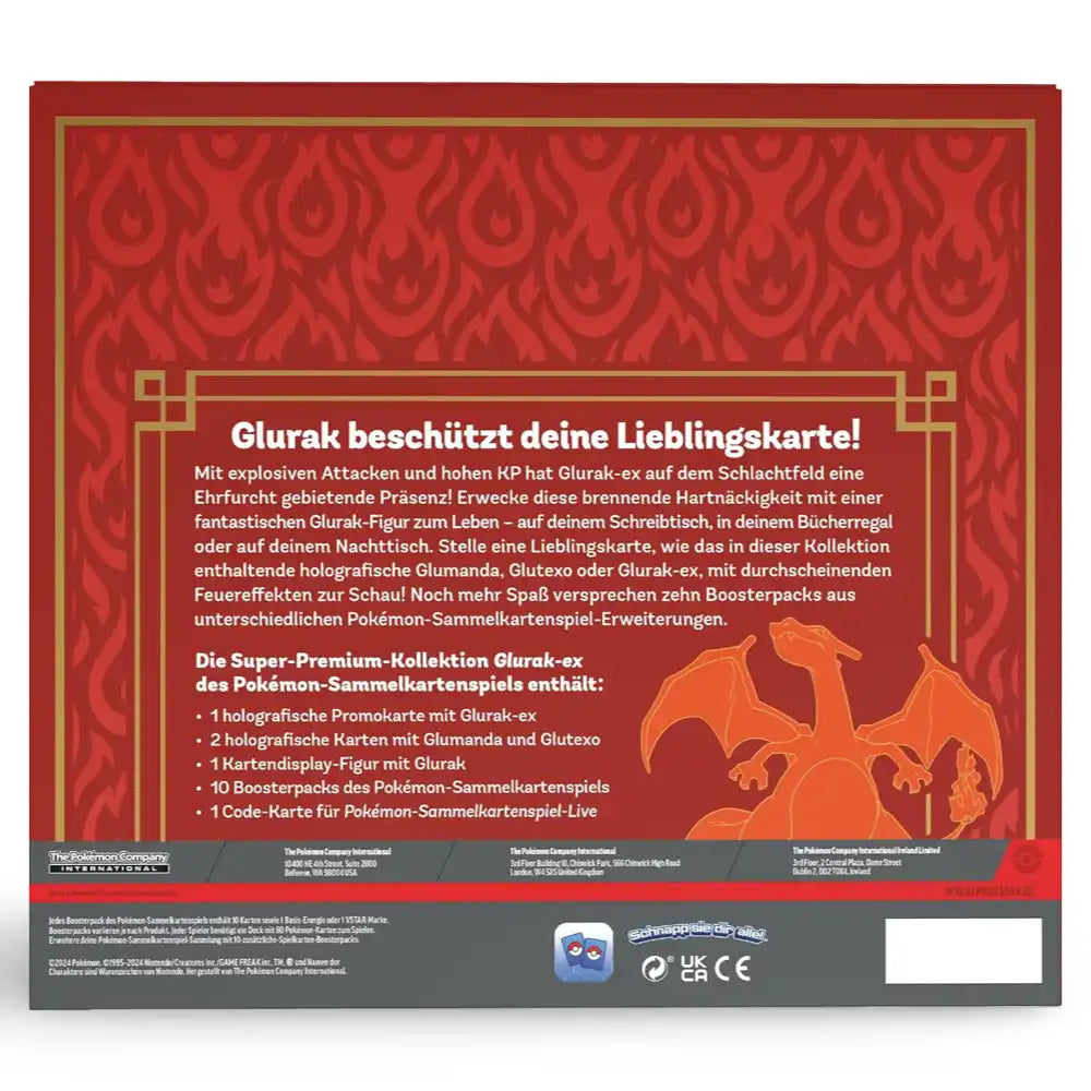 Pokemon Glurak ex Super Premium Kollektion