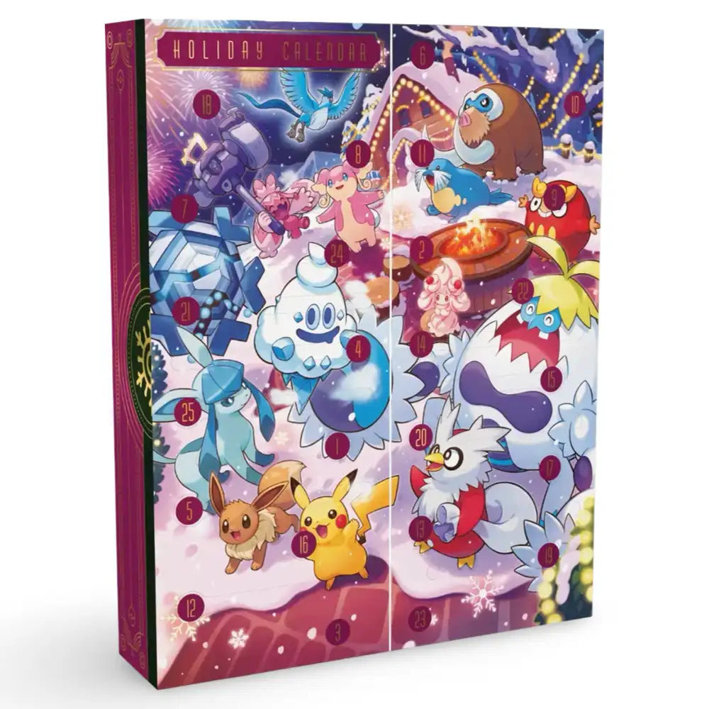 Pokemon Holiday Calendar 2025 CardsRfun