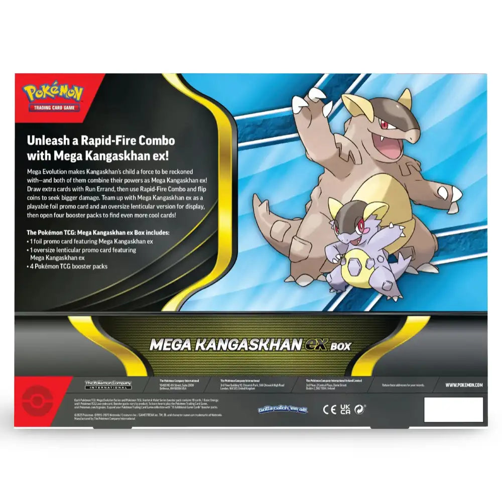 Pokemon Mega Kangaskhan ex Box CardsRfun