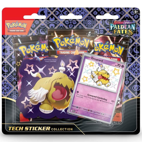 Pokemon Paldean Fates Tech Sticker Collection