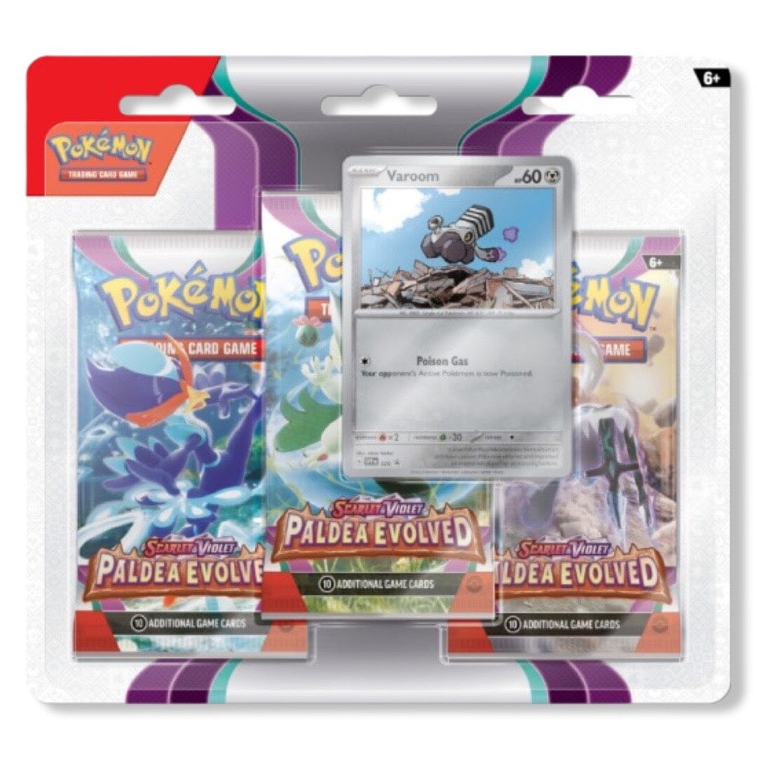 Paldea Evolved: 3-Pack Blister Varoom/ Tinkatink