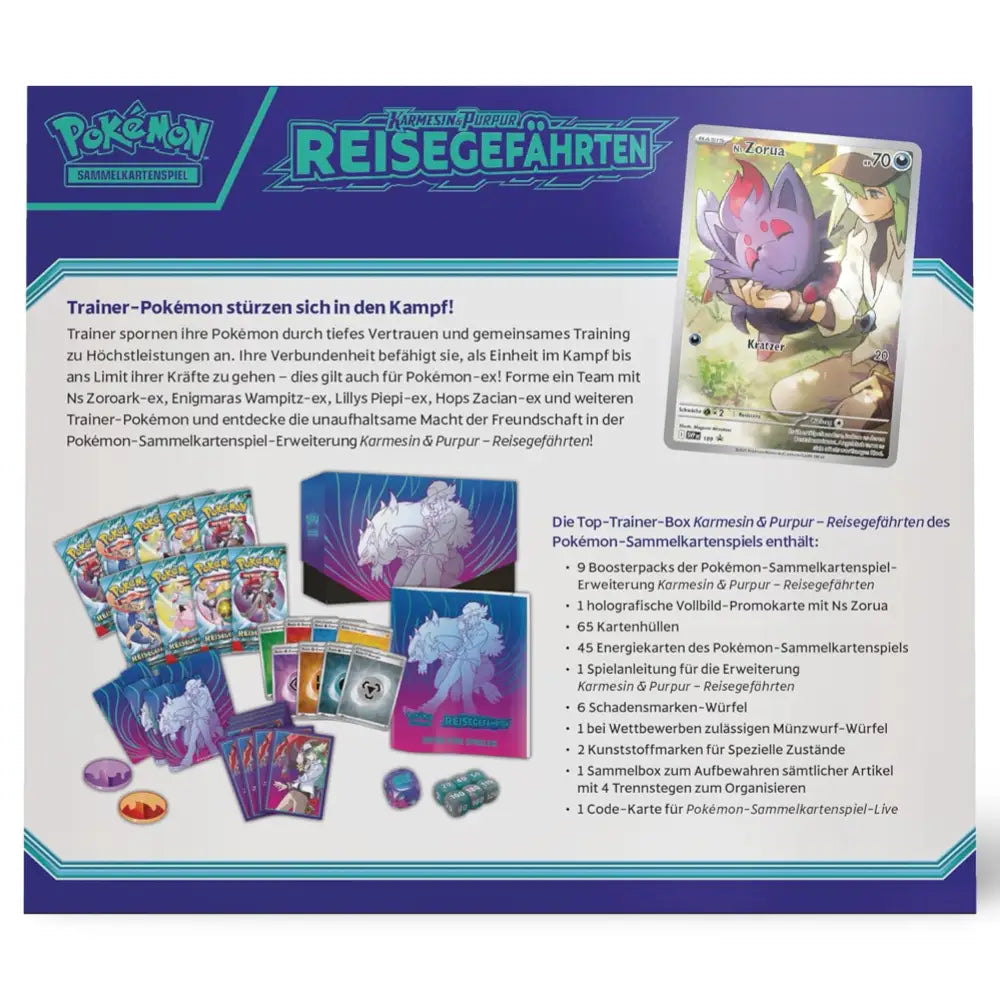 Pokemon Reisegefährten - Top Trainer Box CardsRfun